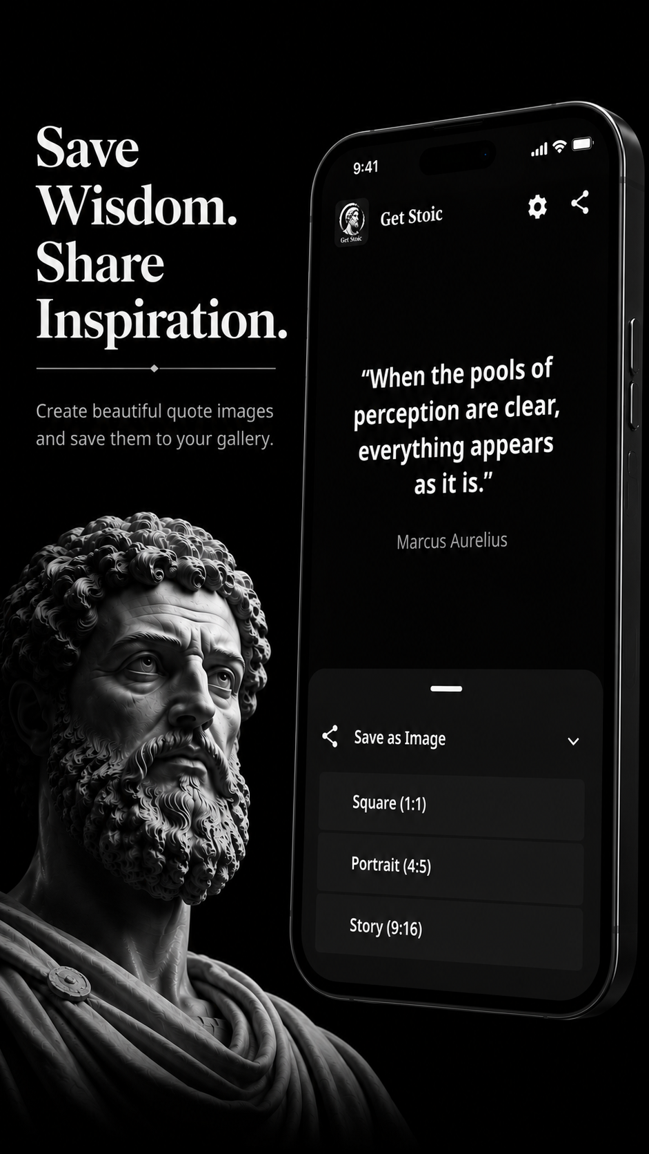 Get Stoic philosophy library screen