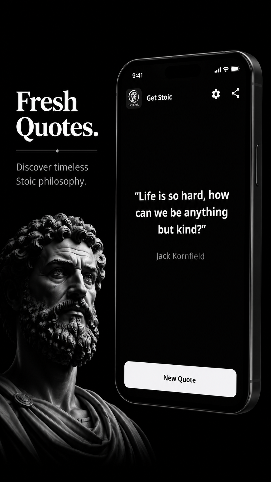 Get Stoic philosophy library screen